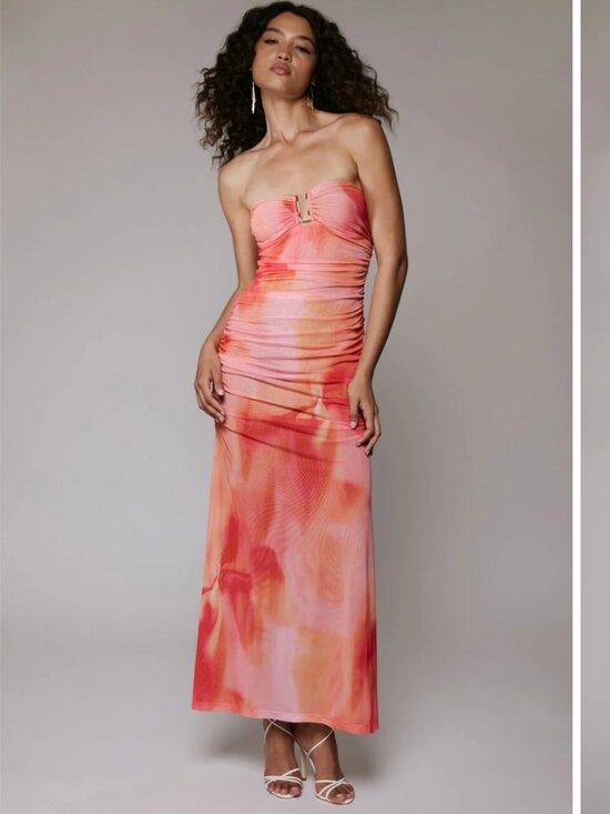 Bardot Dresses & Skirts - Bardot NWT Stephanie Printed Mesh Dress in Pink Floral